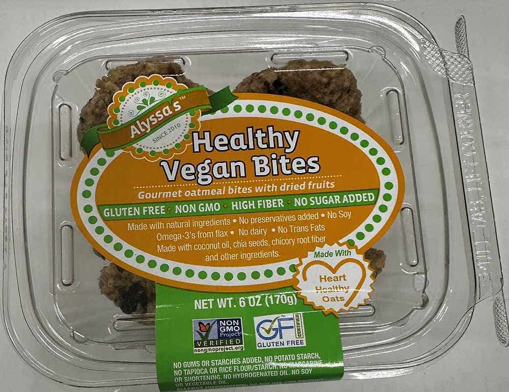 Wholesale Alyssa's Oatmeal Bites With Dried Fruits 6 Oz- Bulk