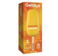 Wholesale Gelatys Passion Mango Gelato Pop 2.8 Oz- Bulk