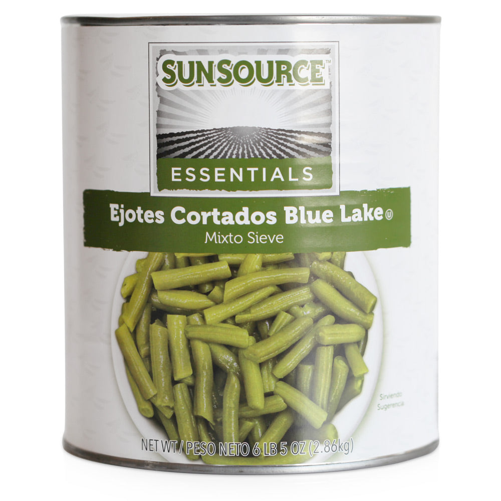 Wholesale BoxNCase Mixed Sieve Cut Green Beans | #10 can- Bulk
