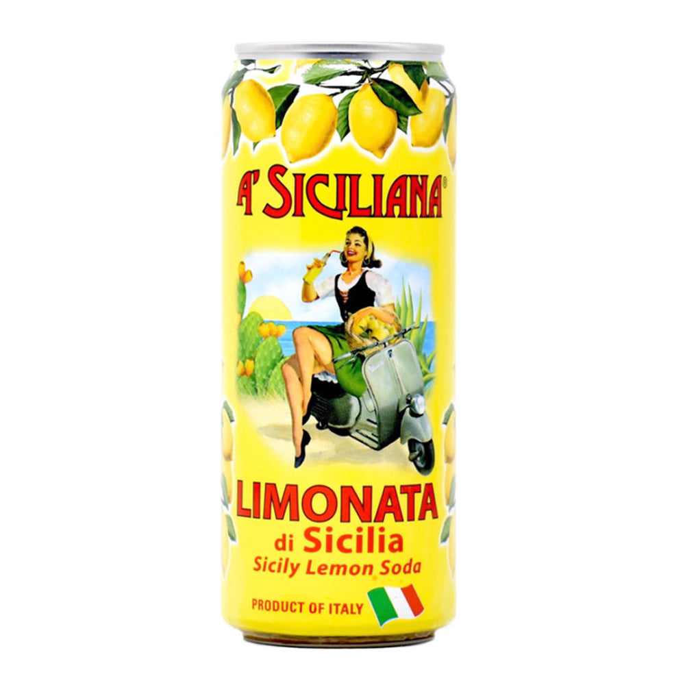 Wholesale A'Siciliana Limonata Italian Lemon Soda | 11.15 oz (330ml- Bulk