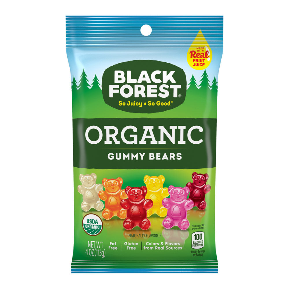 Wholesale Black Forest Case Organic Gummy Bear Candy- Bulk