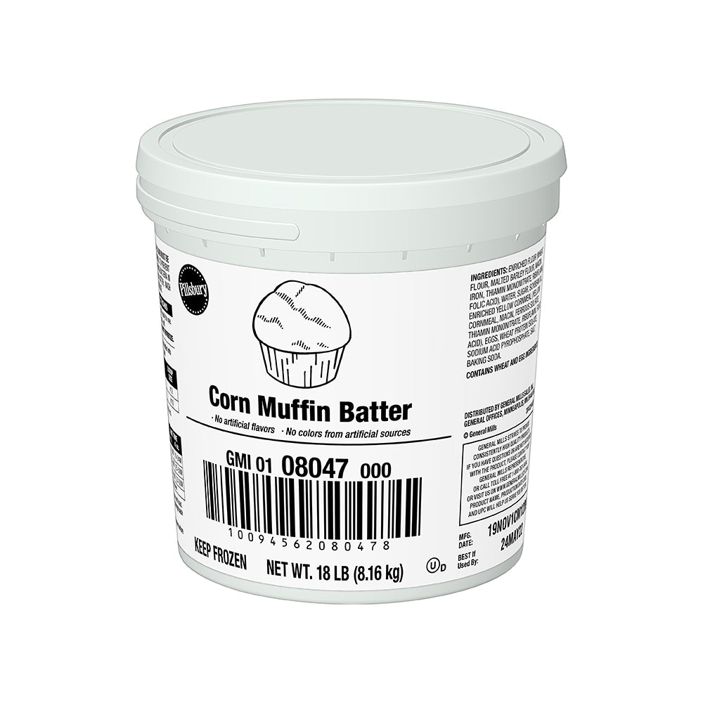 Wholesale Pillsbury Muffin Batter Pail Corn | 18 lb- Bulk
