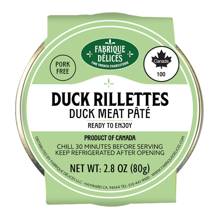 Wholesale Fd Duck Rilletes Pate-Pork Free 5Oz- Bulk