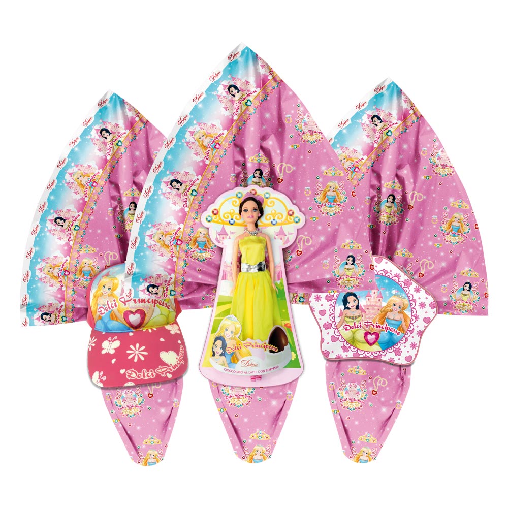 Wholesale Dolgam Princess Doll Chocolate Milk Eggs | 10.5 oz (300 g)- Bulk