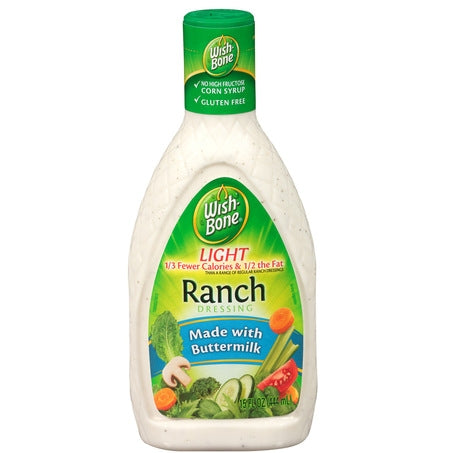 Wholesale Wishbone Case Light Ranch Dressing- Bulk