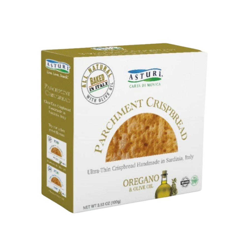 Wholesale Asturi Case Oregano And Olive Oil Crispbread- Bulk