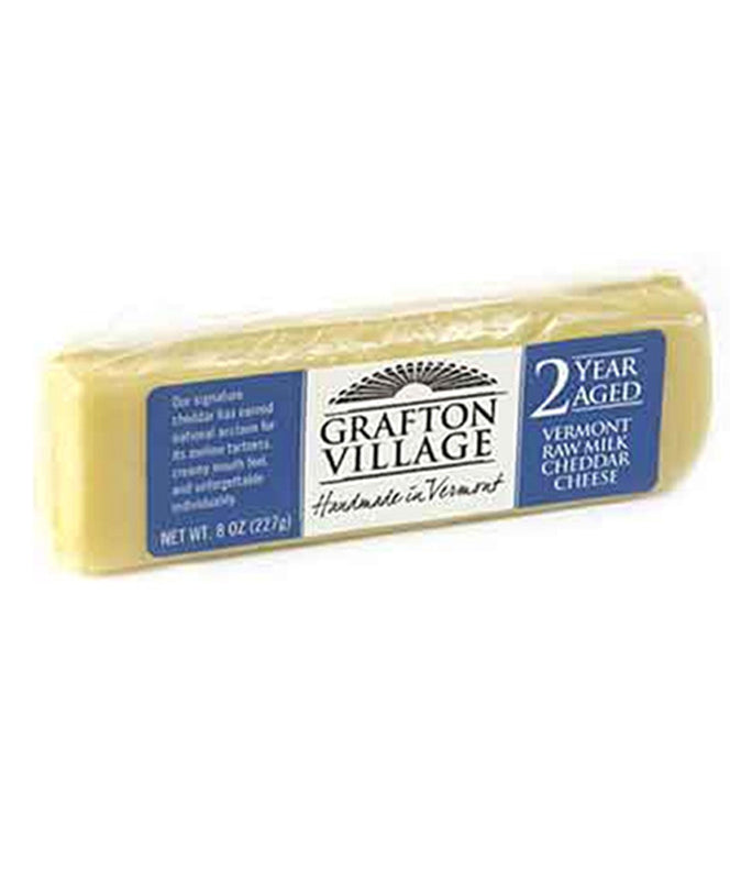 Wholesale Grafton Village Cheese Bar 2 Year Aged 8 oz- Bulk