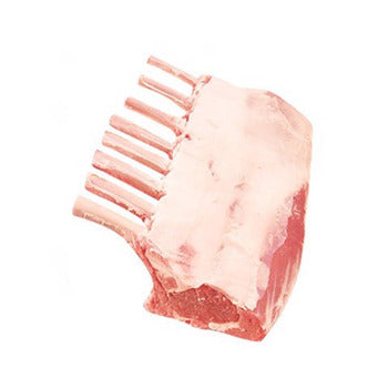 Wholesale Mosner Australian Frenched Cap-Off Lamb Rack 24-26 Oz 30lb- Bulk