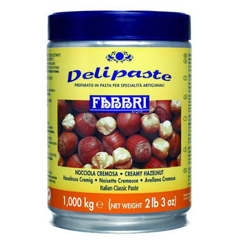 Wholesale Fabbri Hazelnut Paste Smooth 1kg- Bulk