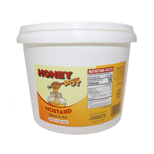 Wholesale Honey Pot Honeycup Mustard 11lb- Bulk