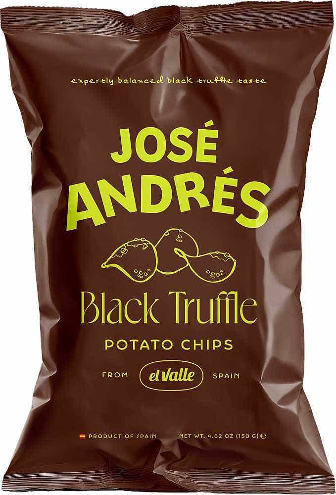 Wholesale José Andrés Black Truffle Potato Chips 5.29 Oz- Bulk