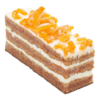 Wholesale Symphony Pastries Carrot Sponge Cake 16" X 4" Strip- Bulk