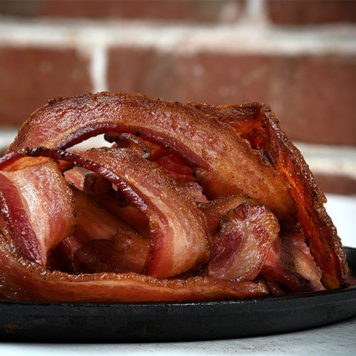 Wholesale Baker's Bacon Antibiotic Free Dry-Cured Double-Smoked Bacon, Sliced 10-12 Ct 15lb- Bulk