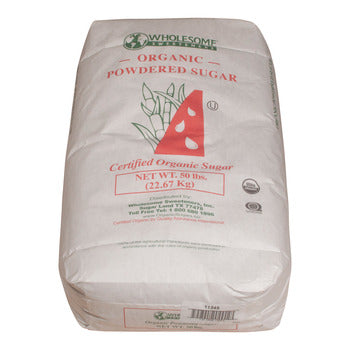 Wholesale Wholesome Sweeteners Organic Powdered Sugar 50lb- Bulk