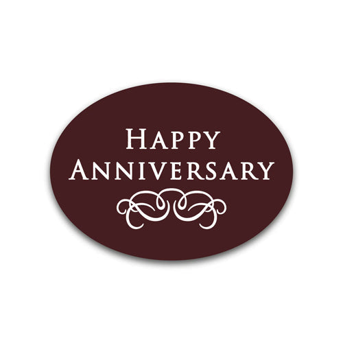 Wholesale Sweet Swiss Confections Chocolate "Happy Anniversary" Decor- Bulk