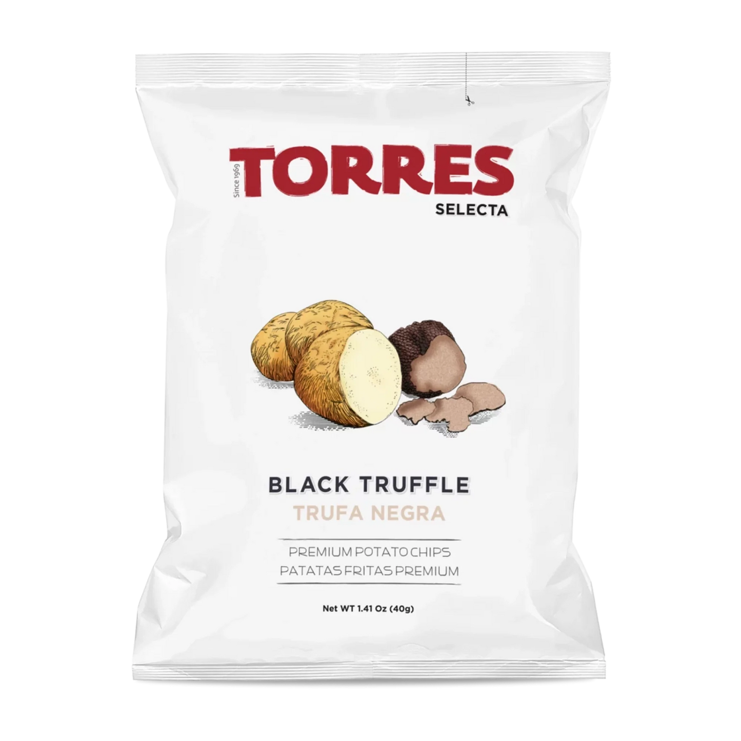 Wholesale Torres Black Truffle Chips 1.41oz- Bulk