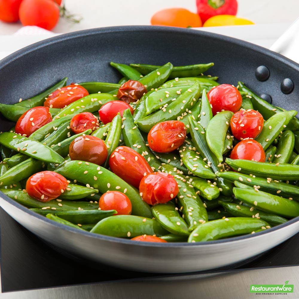 Wholesale Restaurantware Met Lux Round Stainless Steel 10 Fry Pan - Non-Stick, Induction Ready- Bulk