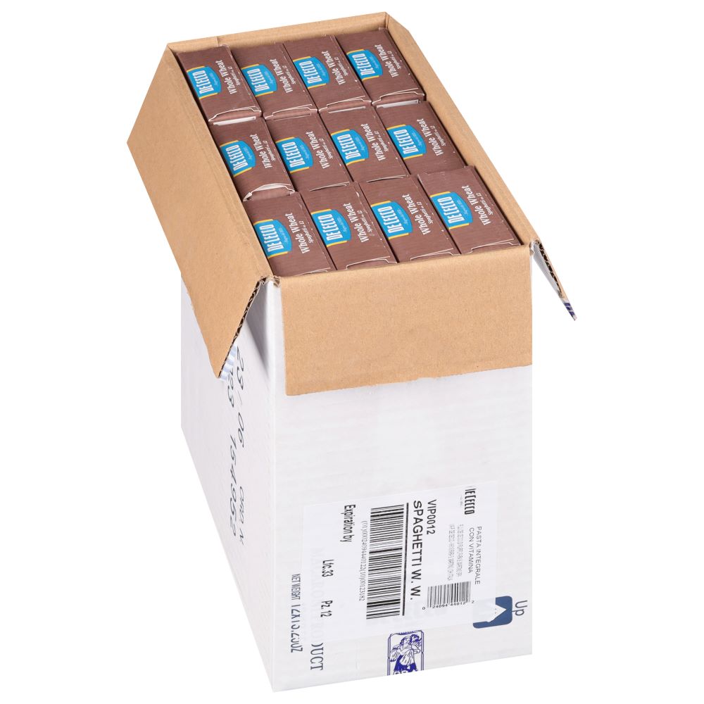 Wholesale De Cecco Dried Whole Wheat Spaghetti Pasta 13.25oz- Bulk