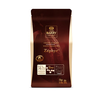 Wholesale Cacao Barry 34% White Chocolate Zephyr 5kg- Bulk