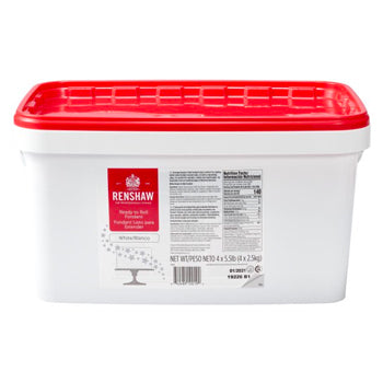 Wholesale Renshaw Ready to Roll White Fondant 22lb- Bulk