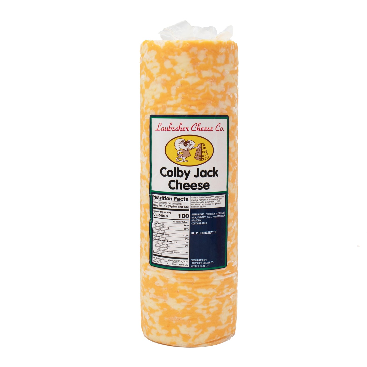 Wholesale Laubscher Kojack(colby/jack) Cheese 6lb- Bulk