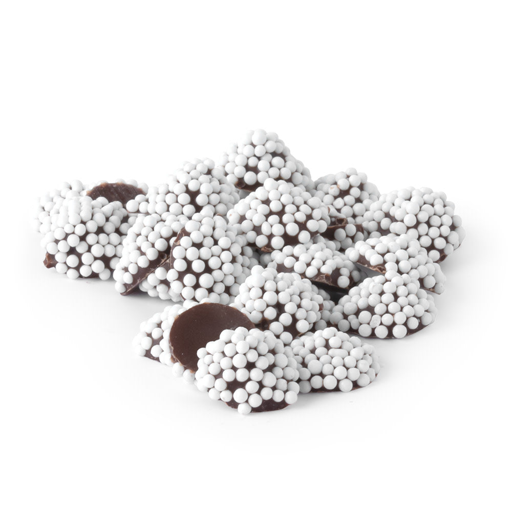 Wholesale BoxNCase Dark Chocolate Mini Nonpareils With White Seeds- Bulk