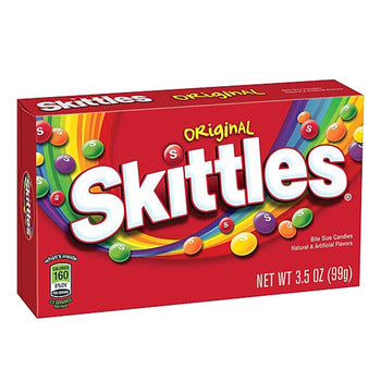 Wholesale Mars Original Skittles Theater Box 3.5oz- Bulk