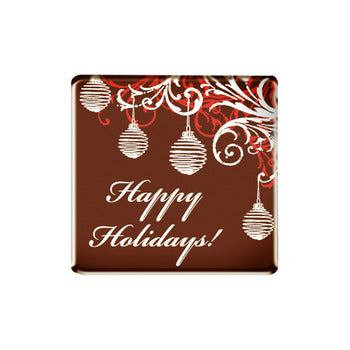 Wholesale Varda Decor Chocolate Drk Happy Holidays- Bulk