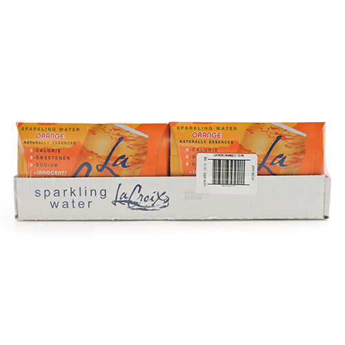 Wholesale La Croix Orange Sparkling Water 12oz- Bulk
