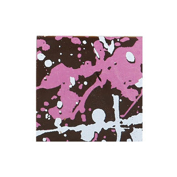 Wholesale Leman Chocolate Square with Pink Splatter- Bulk