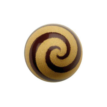 Wholesale Barry Callebaut Swirled Gold Chocolate Truffle Shell- Bulk