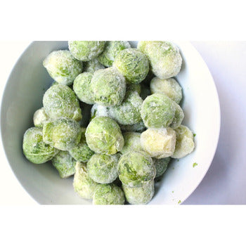 Wholesale White Toque Brussel Sprouts Medium Iqf 2lb- Bulk
