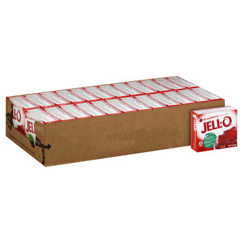 Wholesale Jell-O Strawberry Jell-O Powdered Gelatin 24/3 Oz Cs 3oz- Bulk