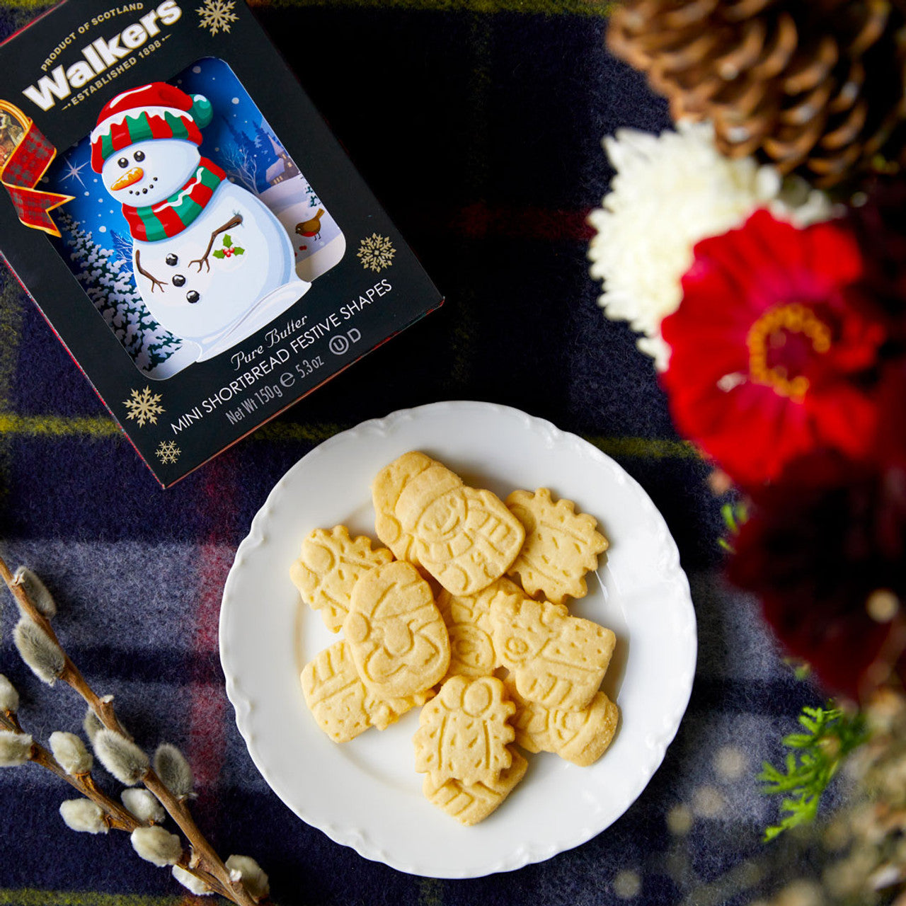 Wholesale Mini Festive Shapes Snowman Box 5.3 oz.-10ct Case Bulk