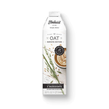 Wholesale Elmhurst Barista Oat Milk 32oz- Bulk