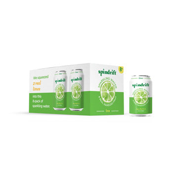 Wholesale Spindrift Lime Sparkling Water 12oz- Bulk