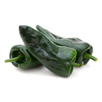 Wholesale Dix Farms Poblano Peppers 25lb- Bulk