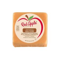 Wholesale Red Apple Apple Smoked Processed Gruyere Cuts 8 Oz- Bulk