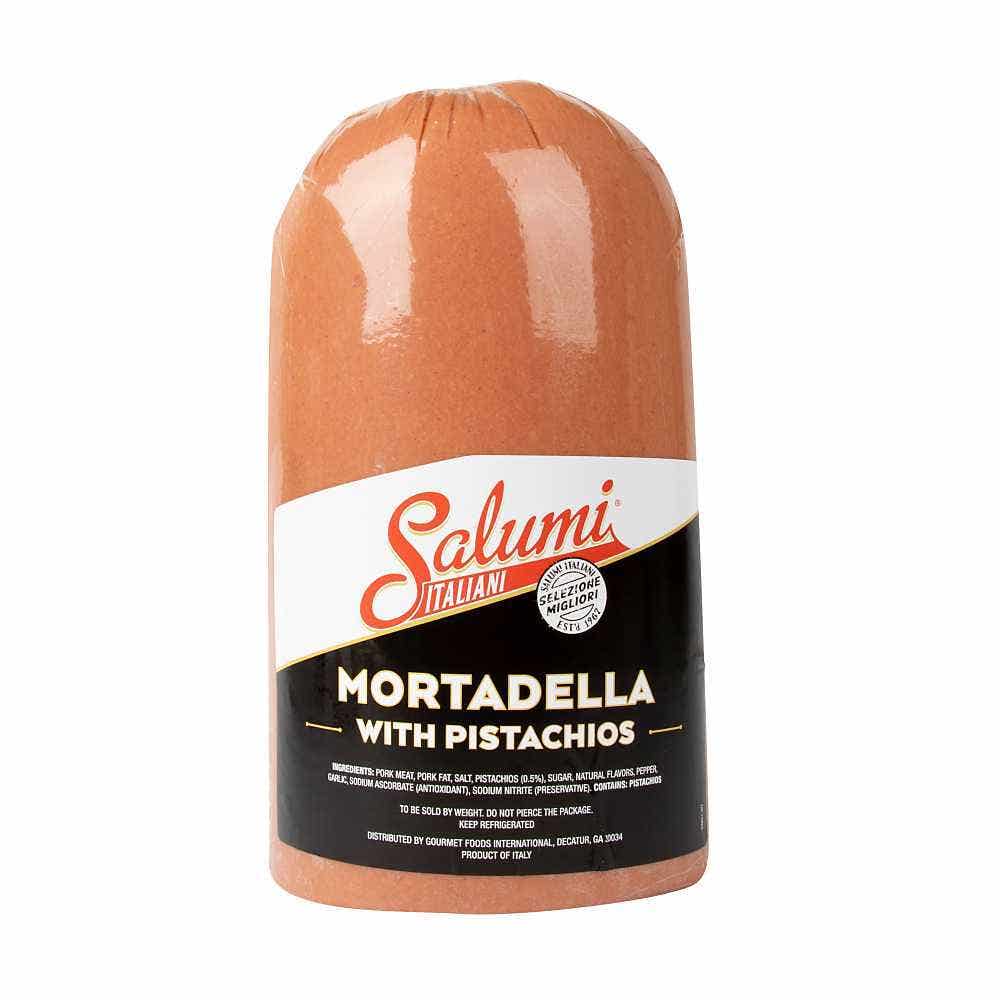 Wholesale Salumi Italiani Mortadella With Pistachio 10 Lb- Bulk