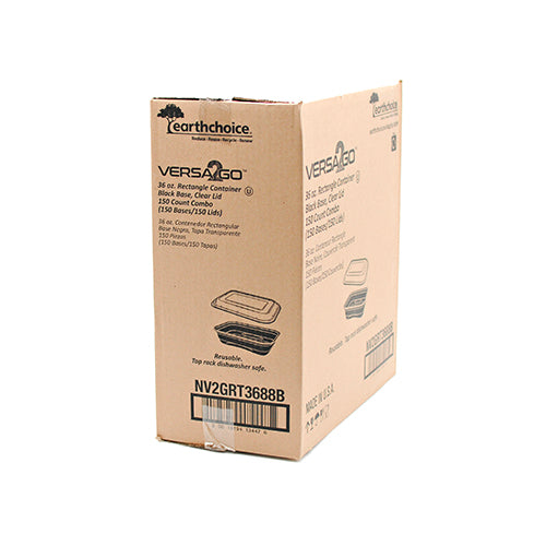 Wholesale Pactiv Black Bottom Clear Top Container- Bulk