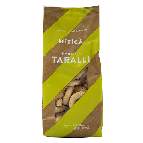 Wholesale Mitica Taralli Fennel Crackers 8.8oz- Bulk