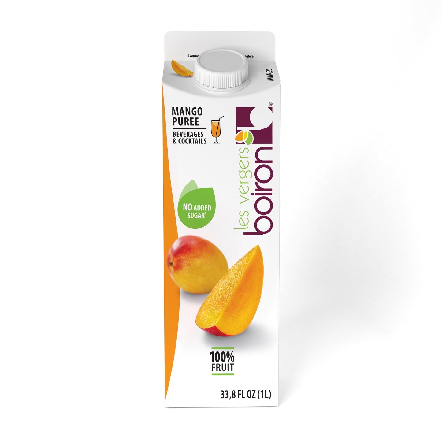 Wholesale Boiron Shelf Stable Mango Puree 1kg- Bulk