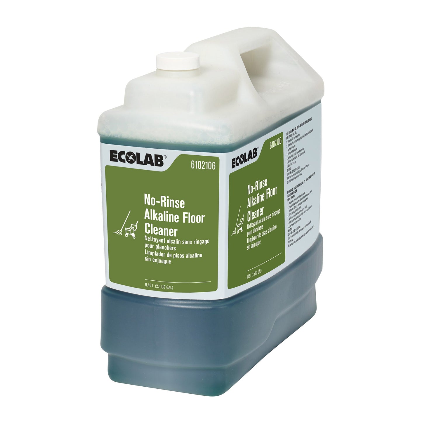 Wholesale Ecolab No-Rinse Alkaline Floor Cleaner- Bulk