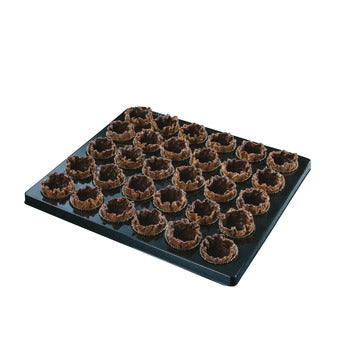 Wholesale La Rose Noire Chocolate Waffle Basket with Coating 1.57"- Bulk