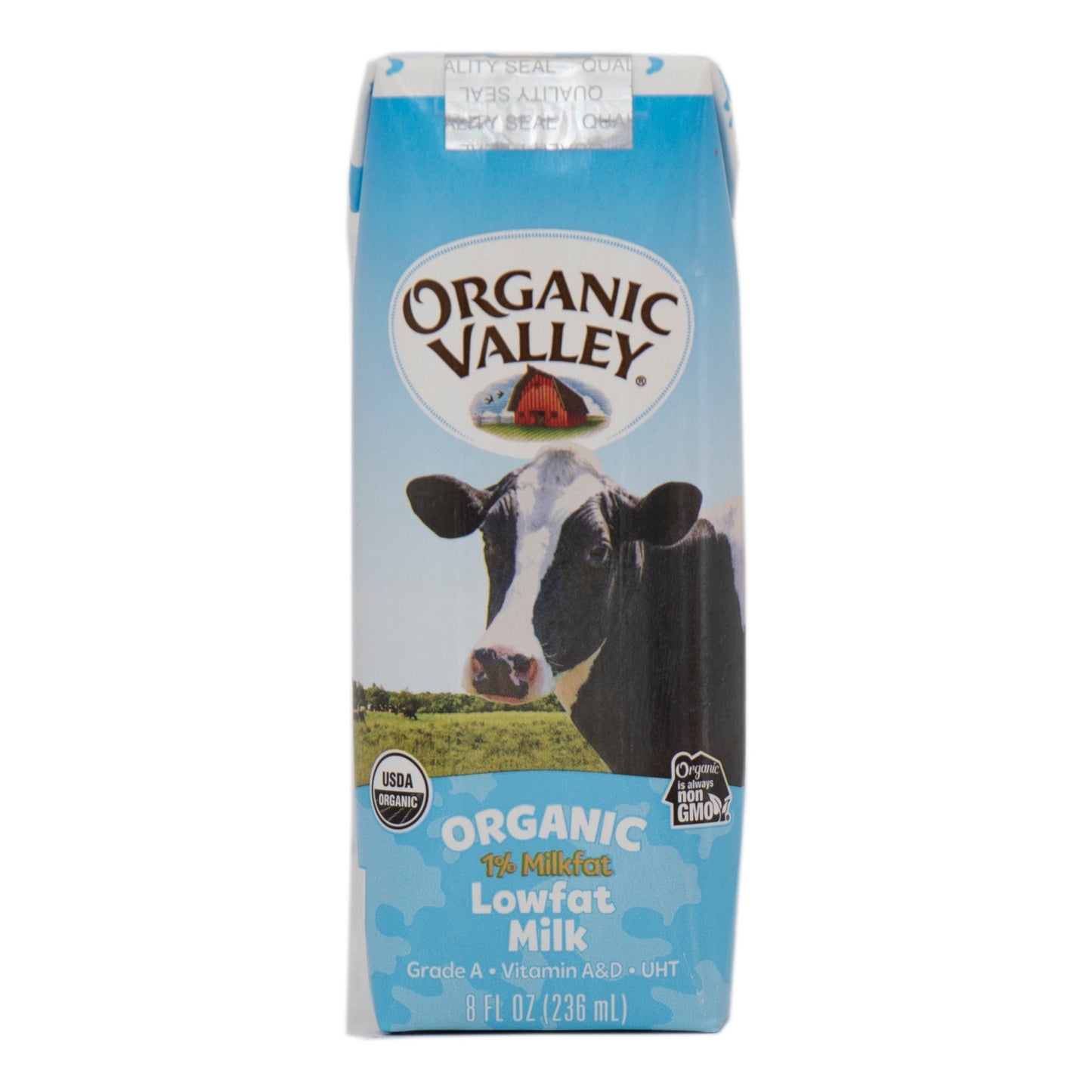 Wholesale Organic Valley Organic Grade a Ultra High Temp Lowfat 1% Milk 8oz- Bulk