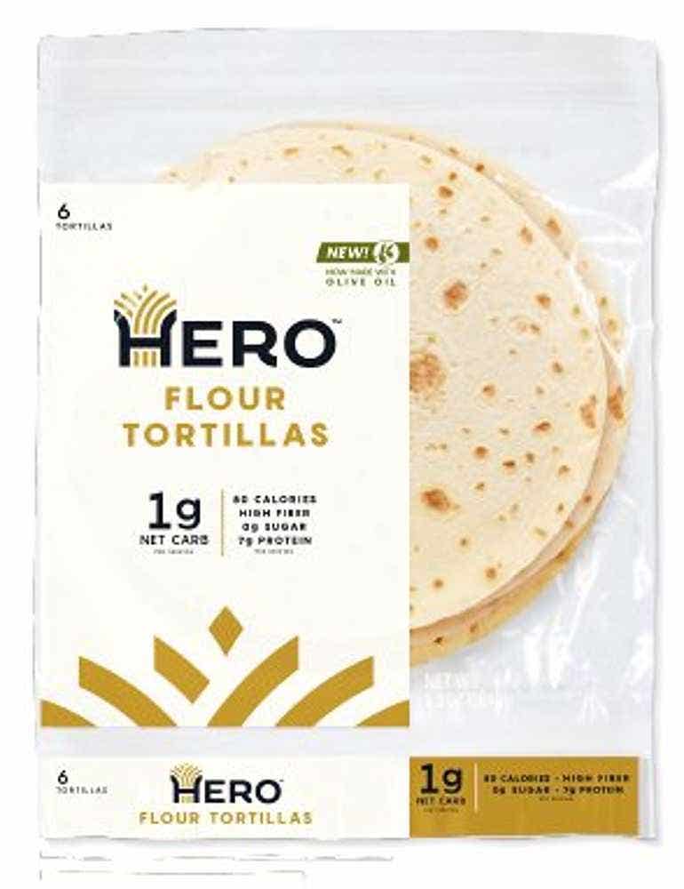 Wholesale Hero Bread Flour Tortillas 9.3 Oz- Bulk