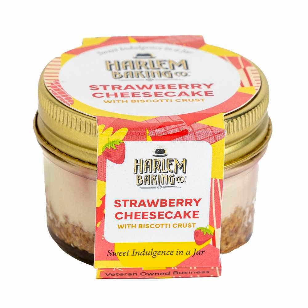 Wholesale Harlem Baking Co Strawberry Cheesecake With Biscotti Crust 3 Oz- Bulk