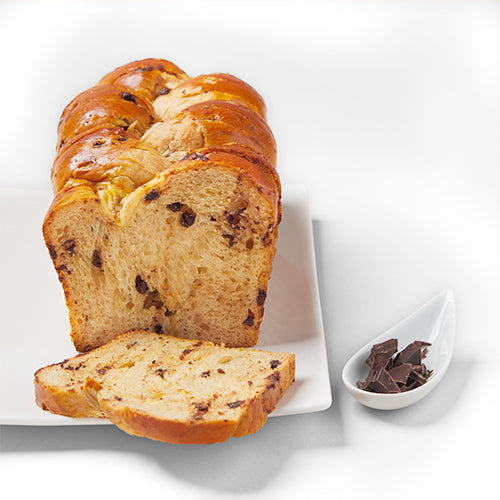 Wholesale Le Chic Patissier Hand Braided Chocolate Chips Brioche- Bulk