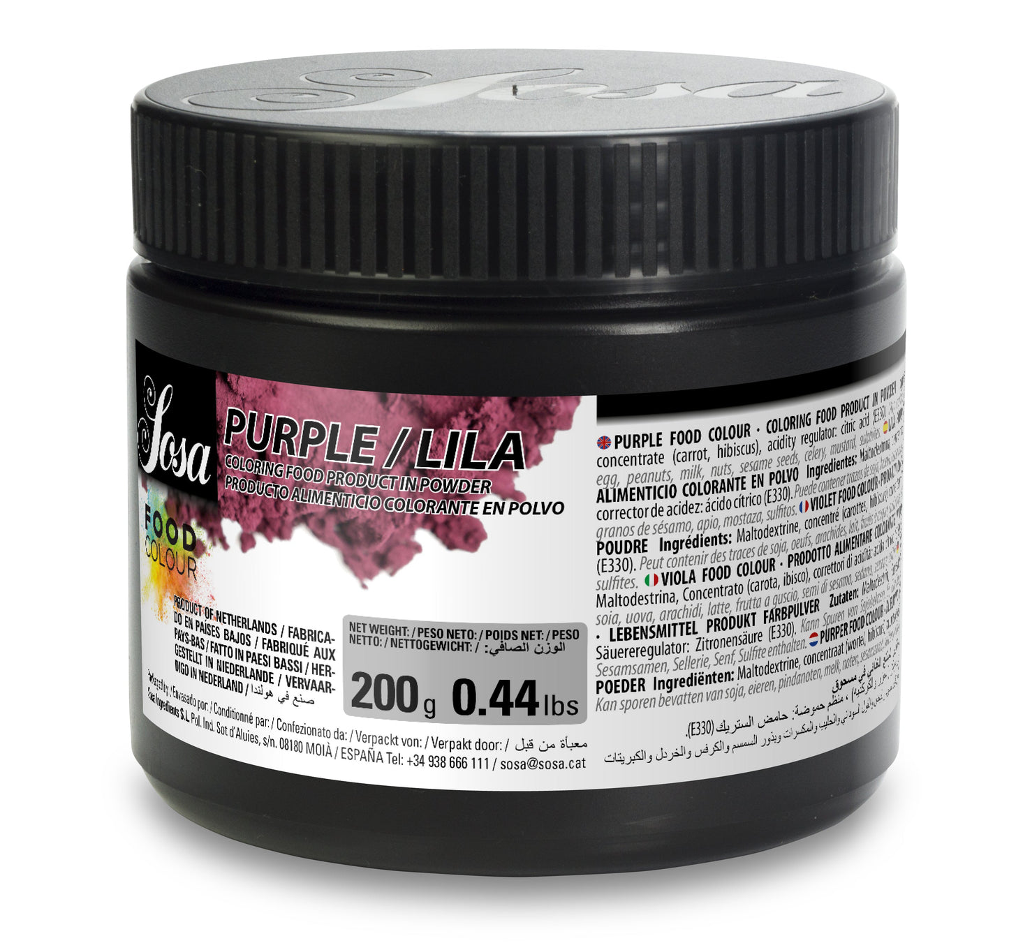 Wholesale Sosa Purple Food Color- Bulk