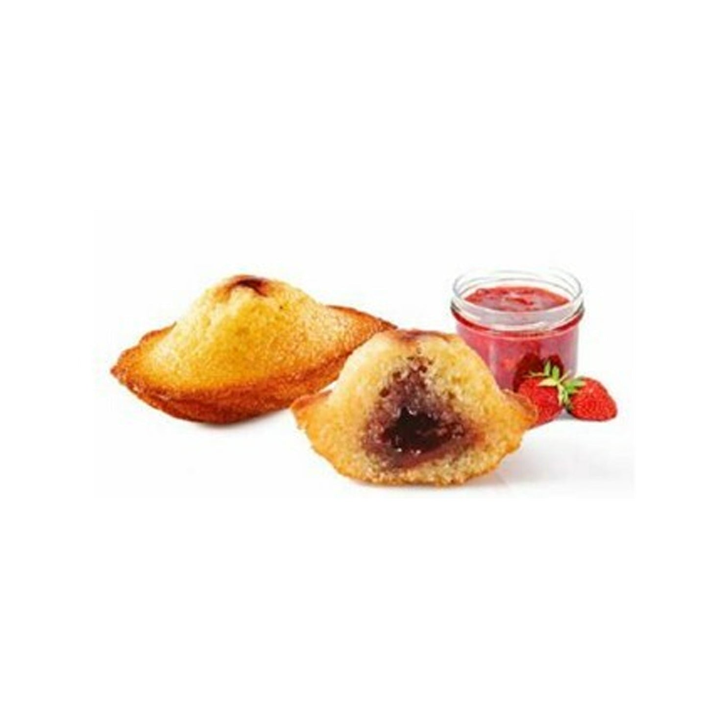 Wholesale St Michel Large Strawberry Filled Madeleine- Bulk